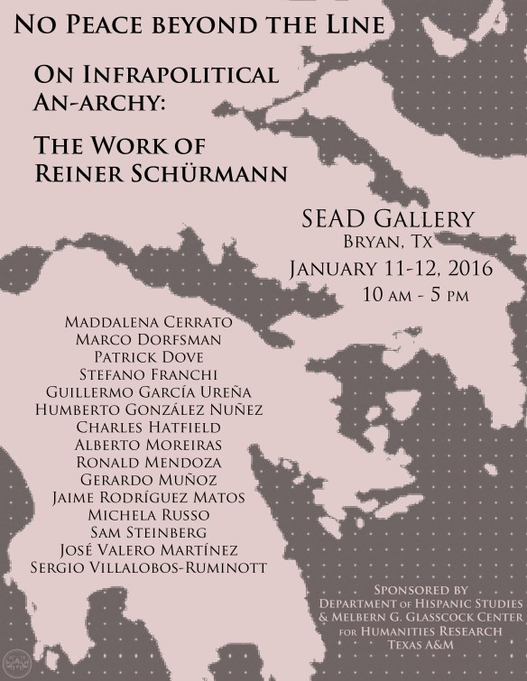 Workshop. Infrapolitical anarchy